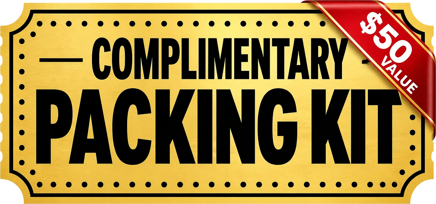 Complimentary Packing Kit — $50 Value